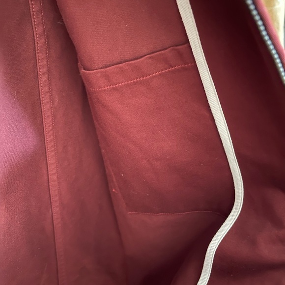 Robert Graham Burgundy Canvas Full Zip Jacket Men’s size Large - Picture 4 of 8